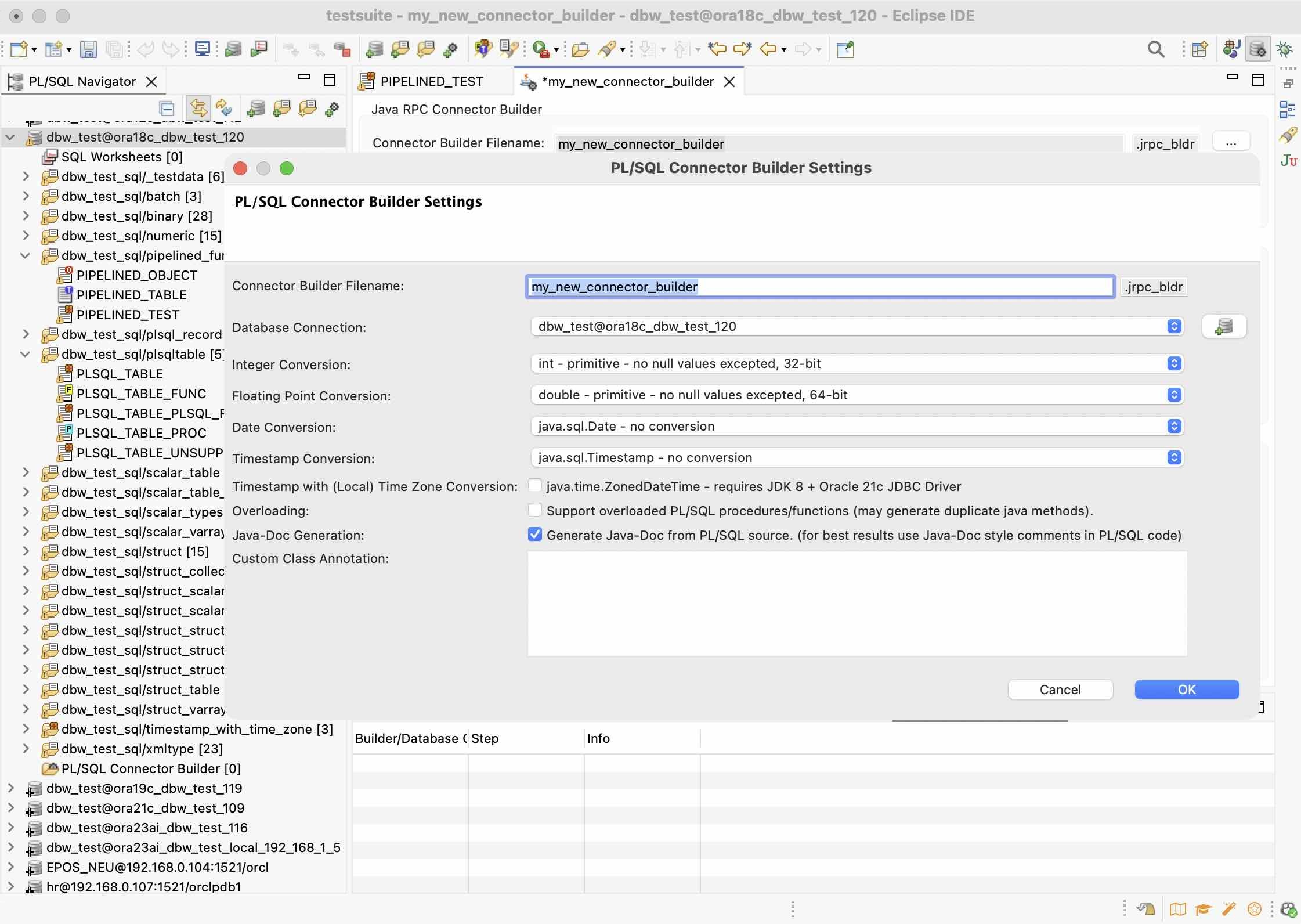 Connector Builder Configuration - Step 2