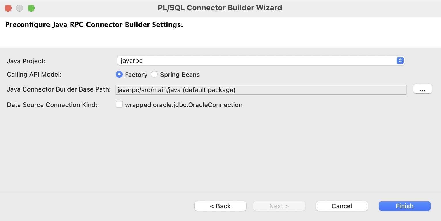 Connector Builder Wizard - Step 6